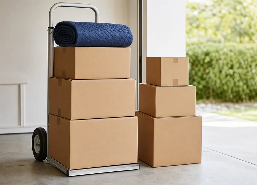 Moving Help service in progress